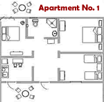 Drace Apartments - ground floor - Plan 1