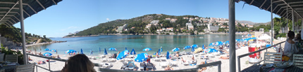 Lapad Beaches Dubrovnik - View from Vis I  Beach