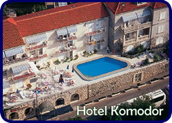 Panorama view of Hotel Komodor