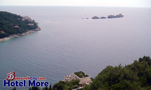 Panorama view from above Hotel More