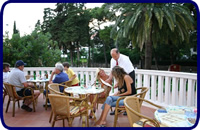 Terrace of Hotel Zagreb