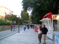 Lapad promenade in Dubrovnik