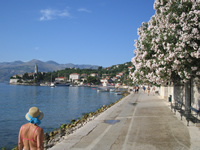 Lopud island promenade