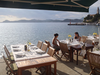 Lopud Island Restaurant on the promenade