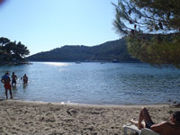 View from Saplunara beach Mljet