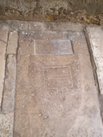 Graves in the Domican monastary pavement