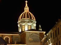 Dome of the Dubrovnik Cathedral for New Years Eve