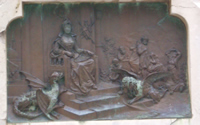 One of the Reliefs on Gundulic Statue
