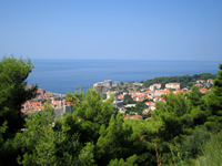 Panorama de Fortaleza Lovrijenac e volta Minceta