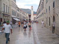Stradun pavement Dubrovnik