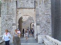 Ploce gate bridge leading to Revelin from eastern suburb