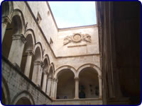 Sponza palace inner courtyard