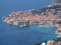 Panorama of Old Town Dubrovnik